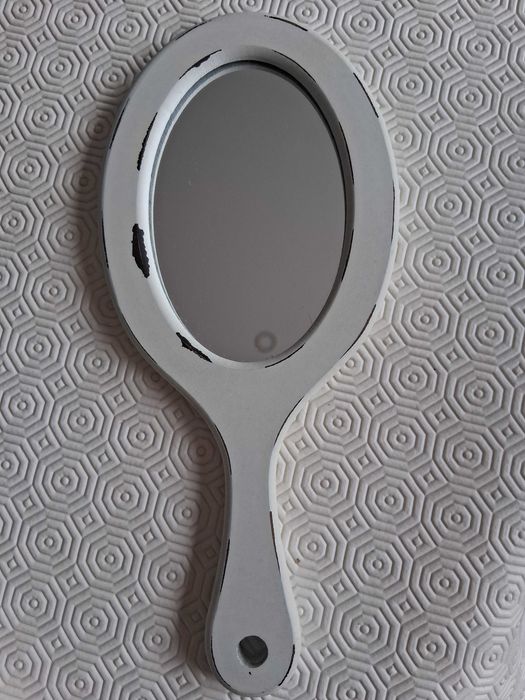 Espelho de mão estilo retro