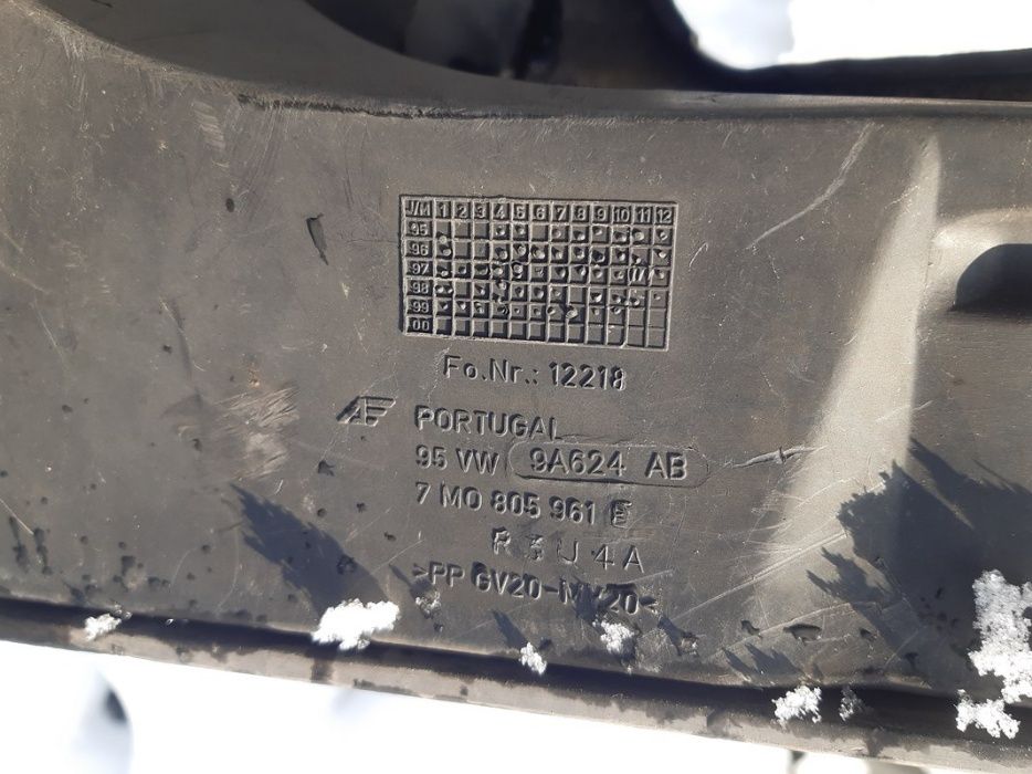 Pas przedni wzmocnienie czołowe Vw Sharan 1.9 TDI 7M0805594AE 96-2000 7M0805961