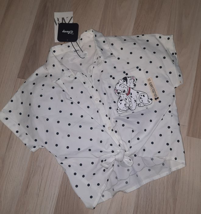 Стильная сорочка Zara на дівчинку