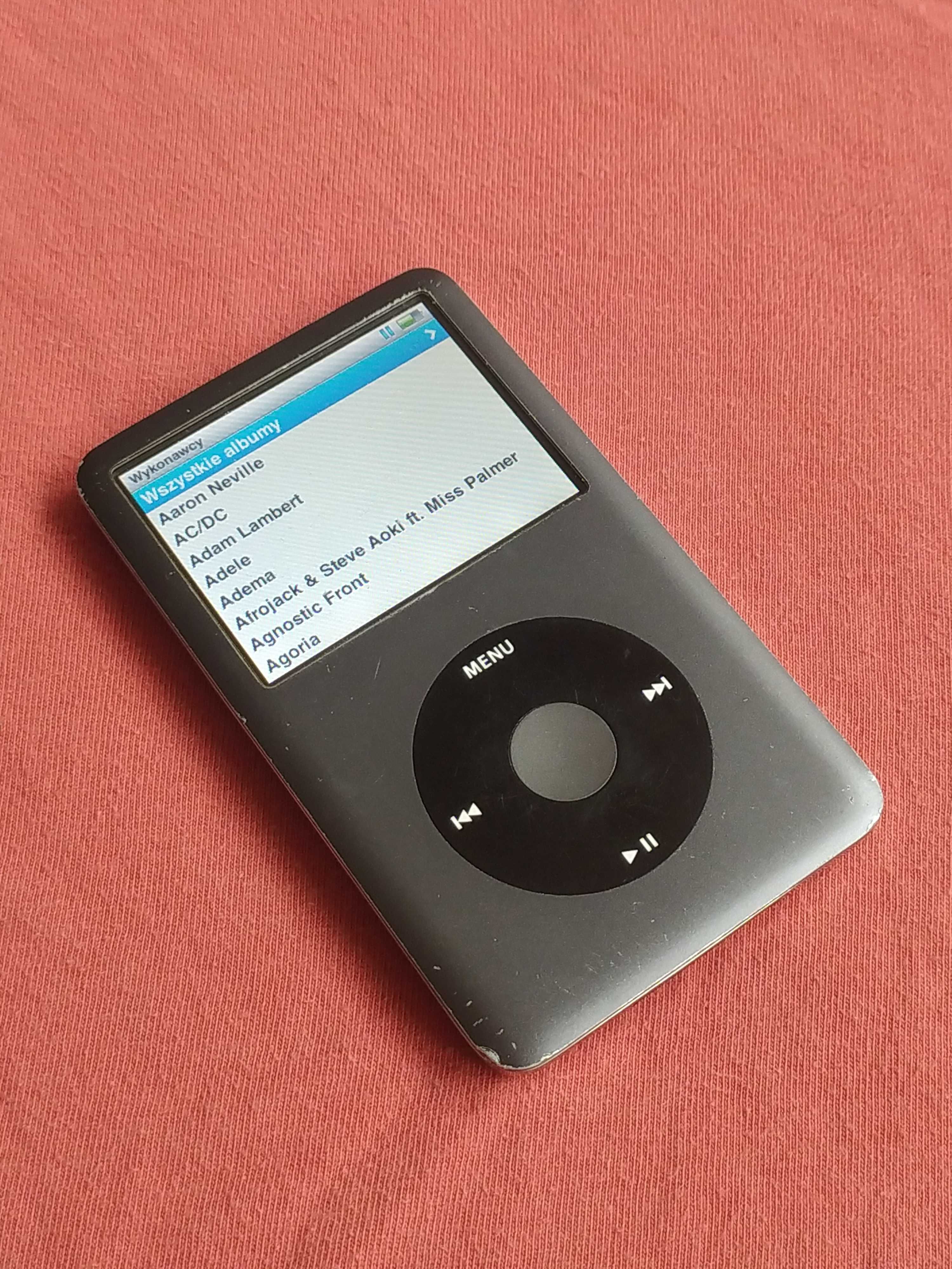 Apple iPod Classic A1238 pami 120GB MB565 6GEN VI PL menu retro MP4 Bystrzynka OLX.pl