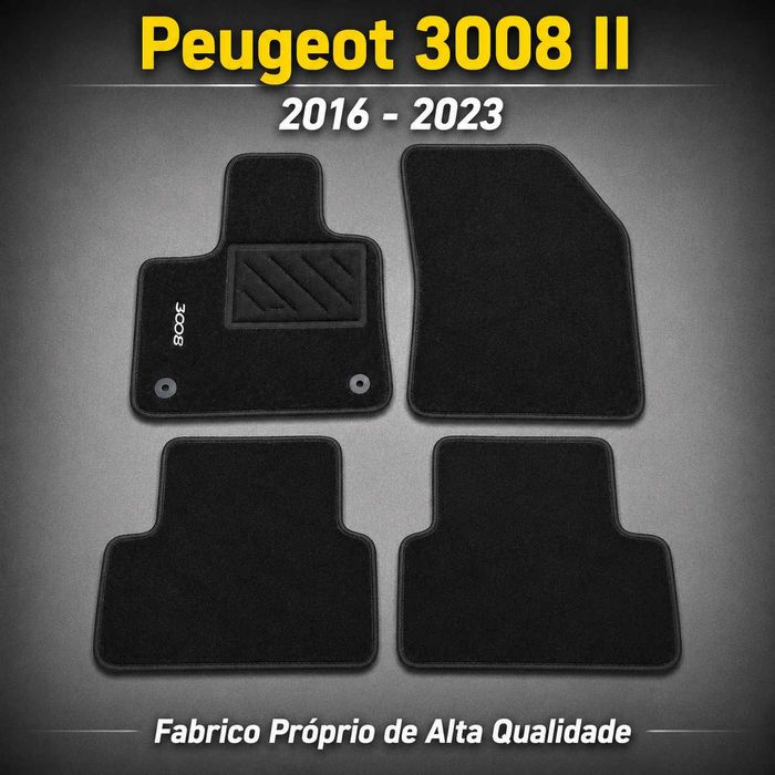 4 Tapetes - Peugeot 208/308/508/2008/3008