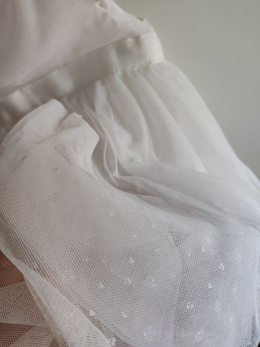 Biała sukienka. Sukienka do chrztu 68 cool club smyk