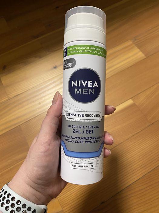 Nivea Men гель для гоління, проти мікропошкоджень, для чутливої шкіри