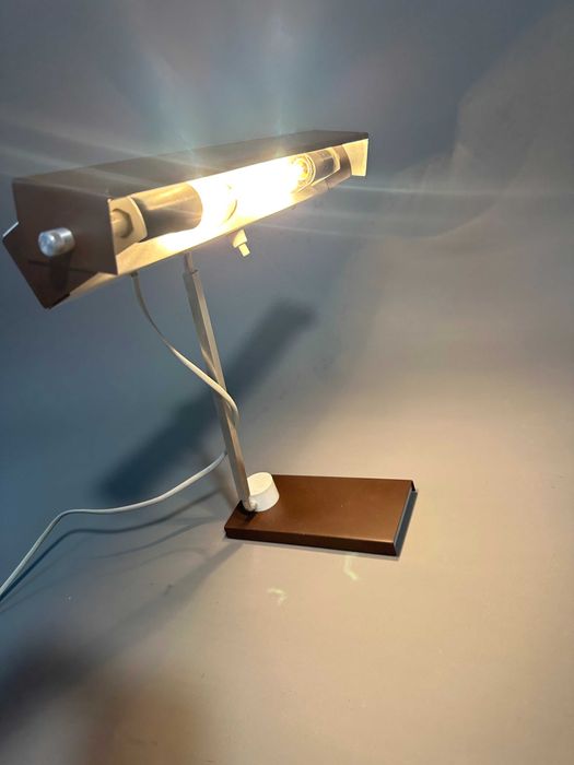 Lampka kreślarska Klaus Musinowski Veb Halle DDR lata 60-te