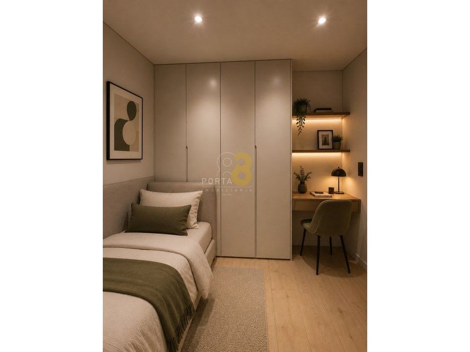 T1 com terraço de 20,44m2 em Gondomar