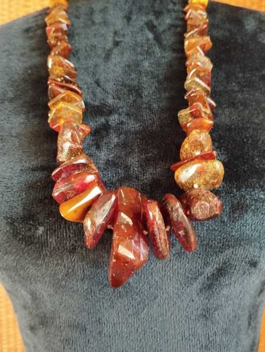 Naturalny bursztyn, vintage