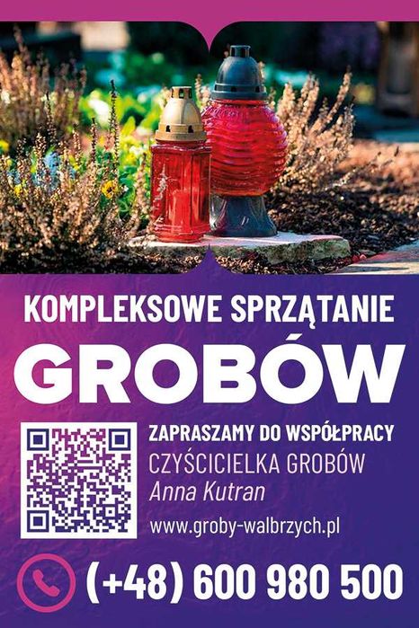 Sprzątanie i opieka nad grobami Wałbrzych i okolica.