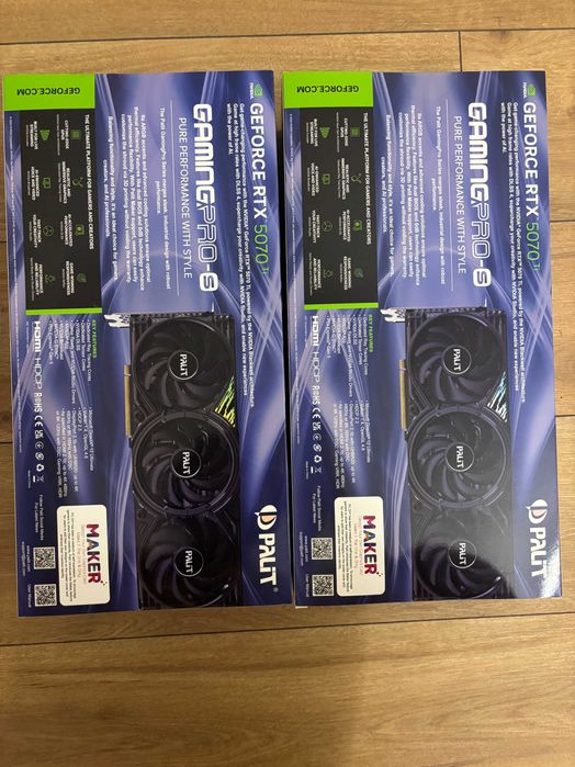 Nowa Karta graficzna RTX 5070ti 16GB Palit Gaming Pro-S