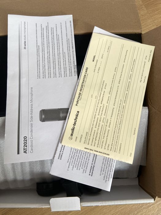 Microfone Condensador AT 2020