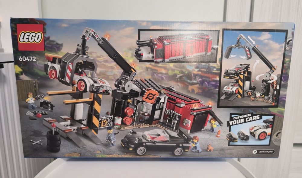 Nowe LEGO 60472 City - Złomowisko z samochodami