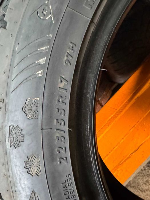 БЕЗ ПРЕДОПЛАТ Шини/Резина/Колеса Dunlop 225 55 R17 97H Runflat Зима #387