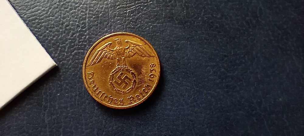 Stare monety Medal 5 fenig 1938 A Niemcy