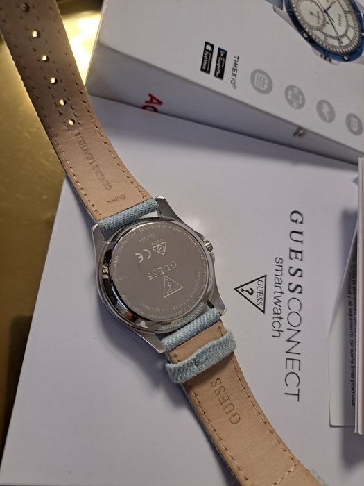 Nowy zegarek guess smartwatch hybrydowy pasek damski  android connect
