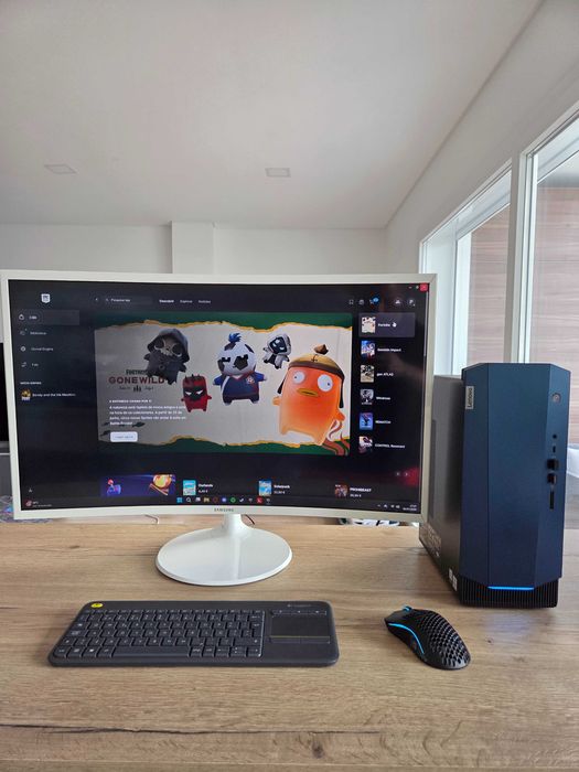 PC Gaming i3 10100F + Nvidia Geforce GTX 1650 Super 4GB + 16GB RAM DDR4 3200Mhz + Monitor Curvo Samsung de 32"