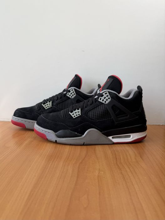 Кроссовки Nike Air Jordan 4 Retro размер 41 оригинал мужские чёрные джордан спортивные