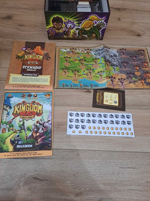 Kingdom Rush: Rift in Time - gra planszowa, używana, angielska