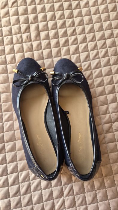 Baleriny r.39 granatowe Clara Barson