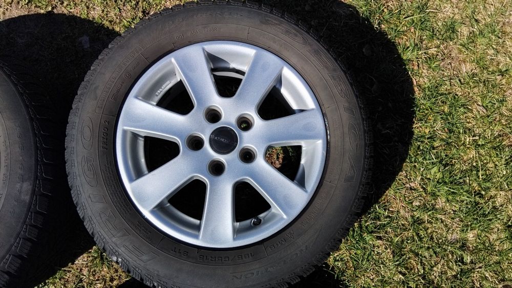 Felgi aluminiowe 15 cali, obręcze do  golf 5, Borbet 5x112 plus śruby