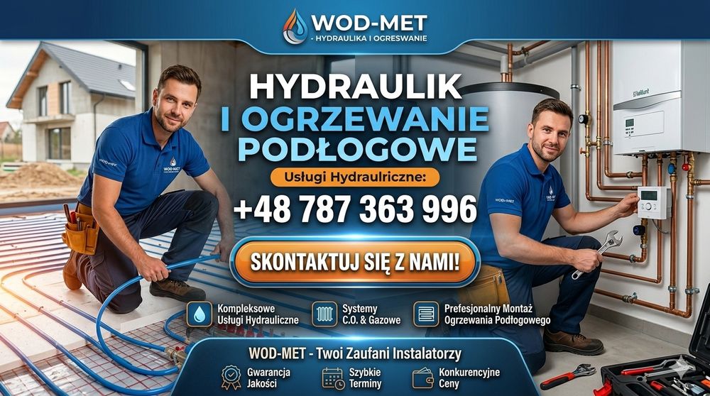 Instalacje Hydrauliczne od A do Z | Województwo Mazowieckie | Wolne Terminy