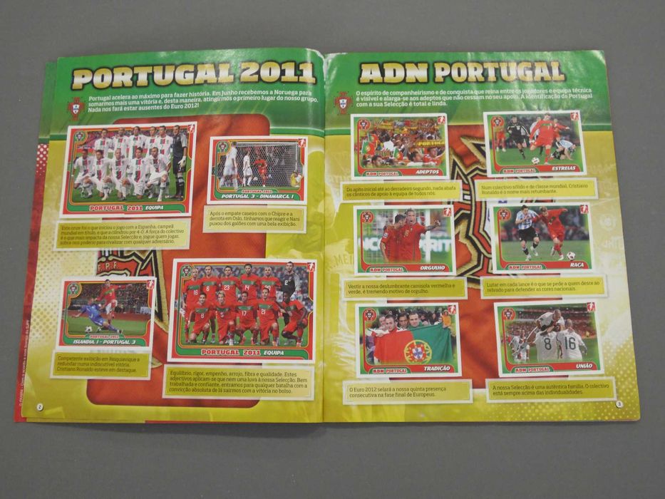 Caderneta Panini Portugal de Ouro 2011 Completa