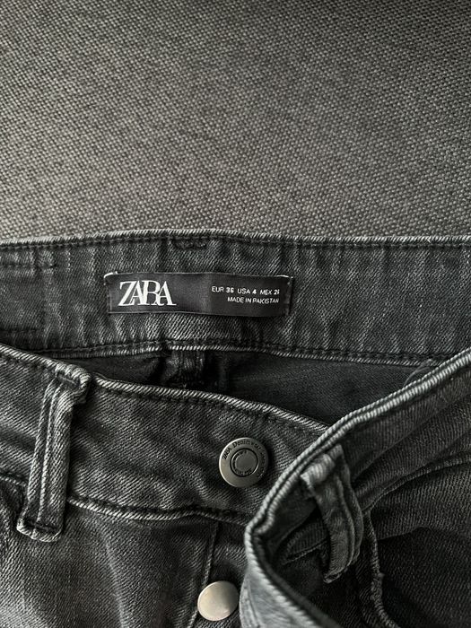 Чорні скіні джинси жіночі Zara 36 розміру
