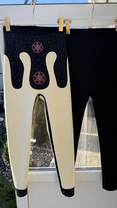 Лосини легінси з мембраною утяжка коригуючі лосіни на флісі