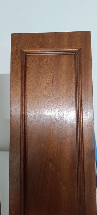 2 sanefas de calha dupla para cortinados