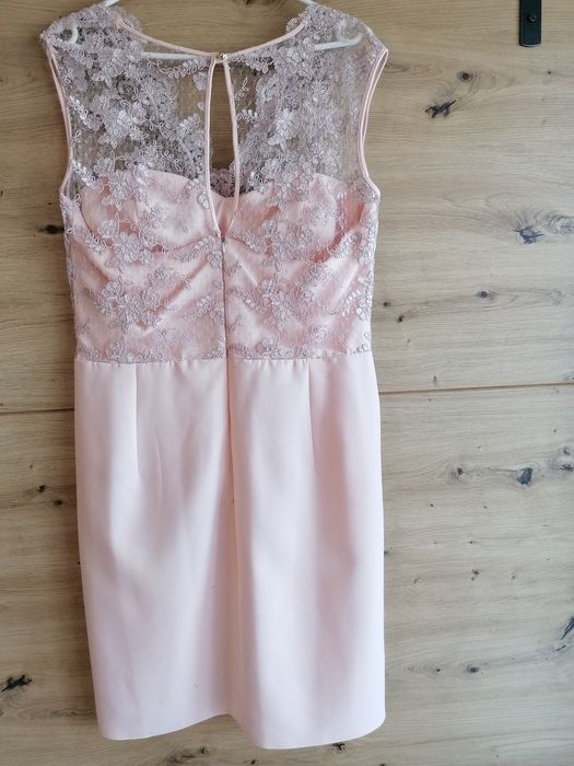 Sukienka pudrowy róż