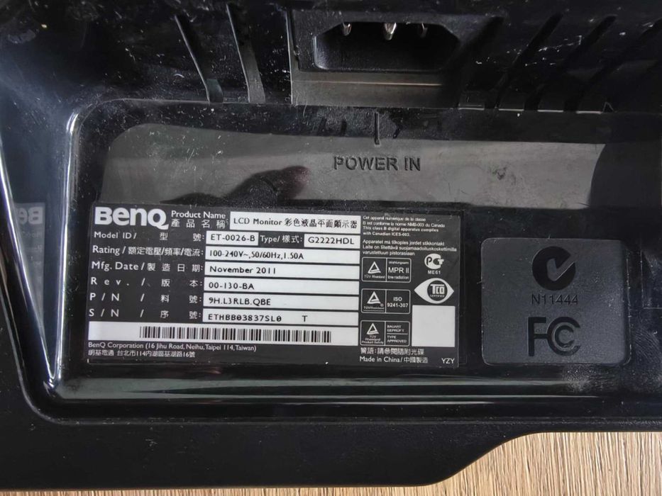Monitor BenQ G2222HDL 22"