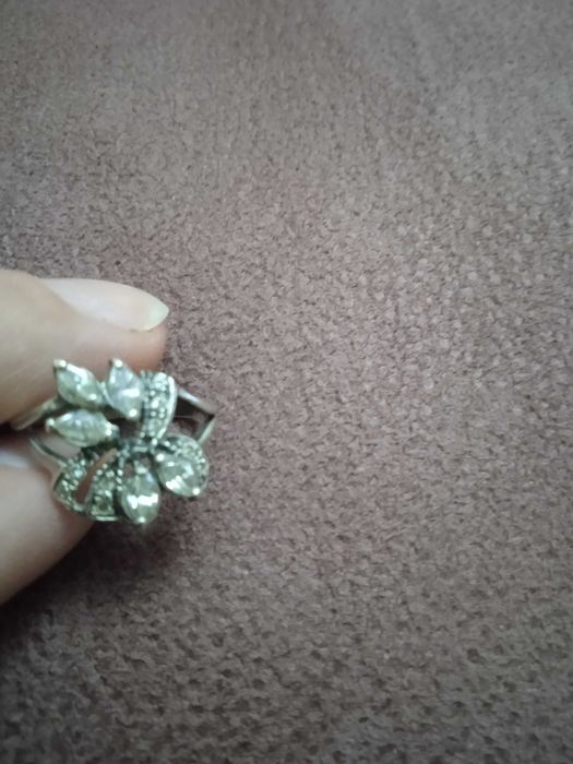 Перстень каблучка срібло