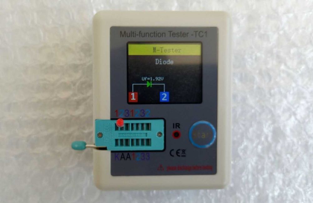 ТС-1 тестер полу проводников и радио элементов с цветным дисплеем
