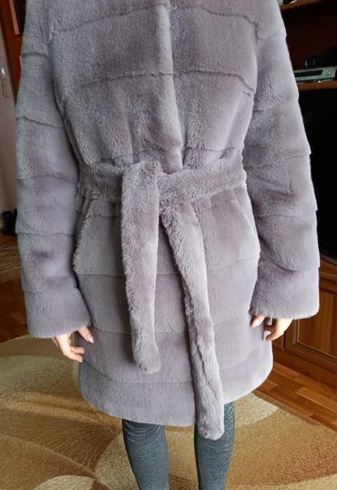 Шуба з капюшоном