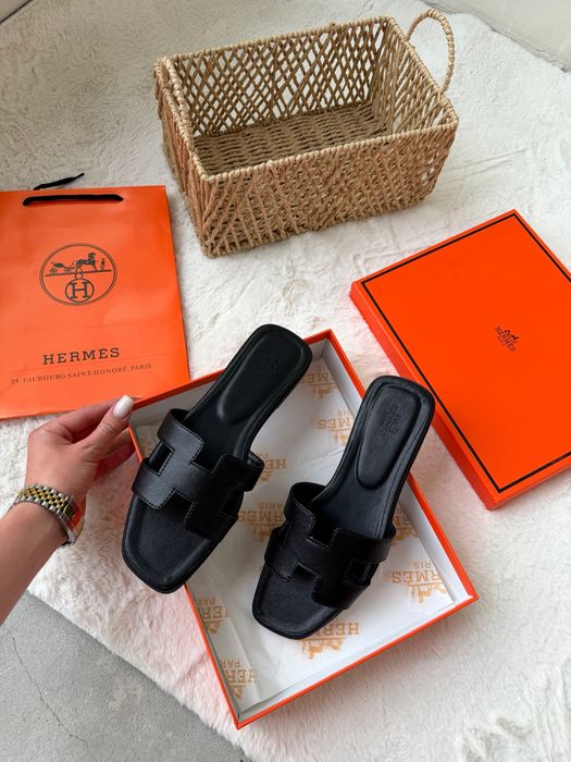 Тапочки Hermes жіночі