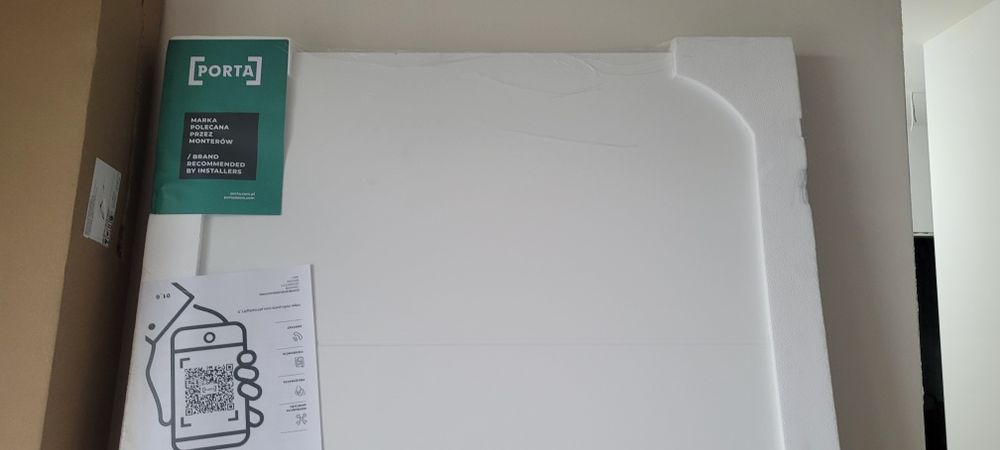 Porta drzwi łazienkowe bezprzylgowe z oscieżnicą