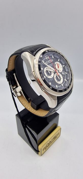 Roamer Rockshell Mark III Chrono - szafir, skóra,  Swiss Made