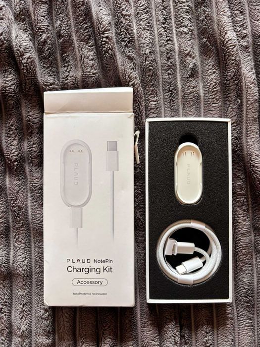 PLAUD NotePin AI Voice Recorder + Kit Completo Acessórios — Semi-novo