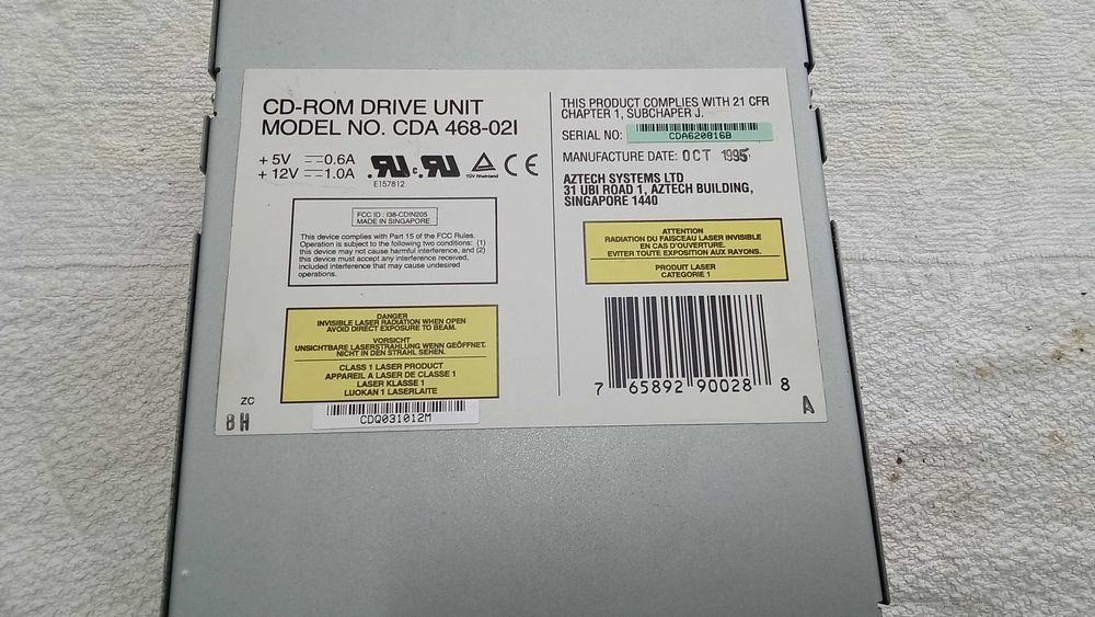[PC Vintage] CD-ROM 4x - Quad Speed - IDE