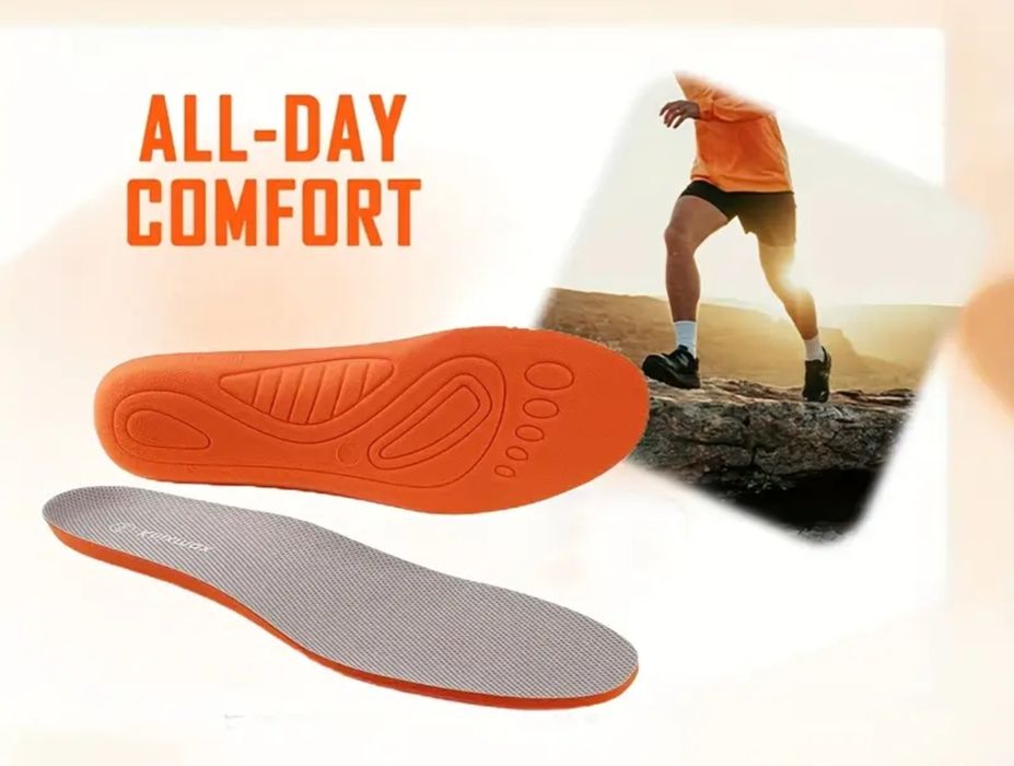 Акция!!! Стельки Knixmax   дышащие больших размеров до 47