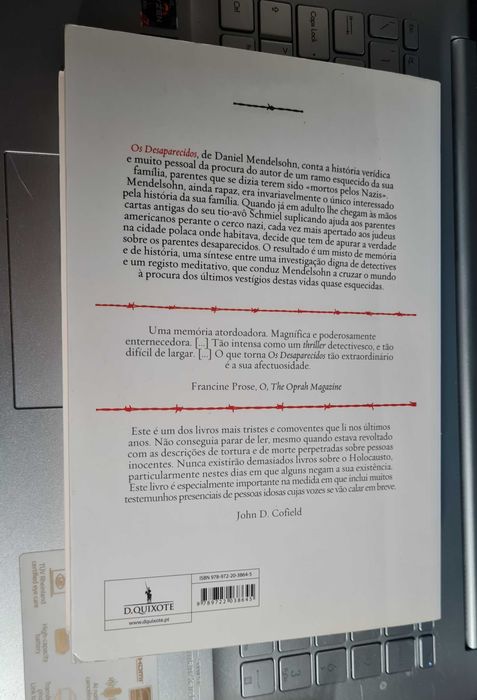 Os Desaparecidos de Daniel Mendelsohn