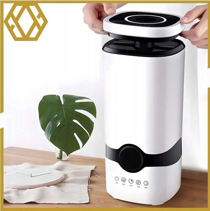 NAWILŻACZ POWIETRZA dyfuzor JONIZATOR 4L ultradźwiękowy +12 olejków