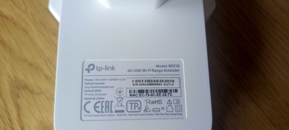 Wzmacniacz sygnału TP link RE315