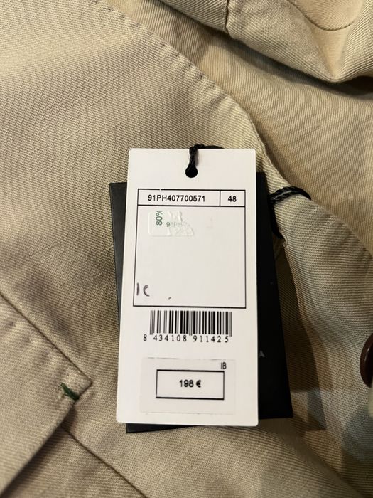 Blazer de linho bege - 48 (parece M) Purificacion Garcia