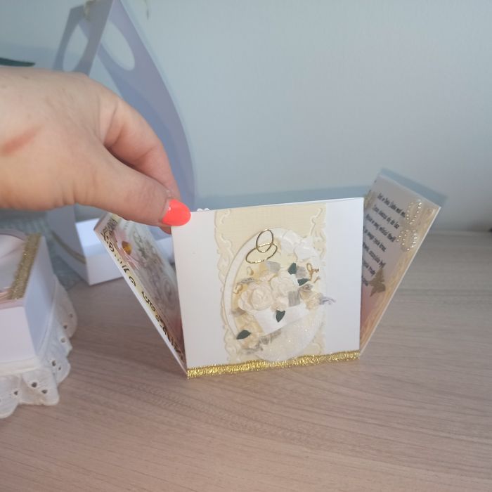 Exploding box pamiątka z okazji ślubu