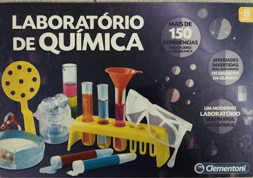 NOVO - Laboratório de Química Clementoni (ainda embalado)