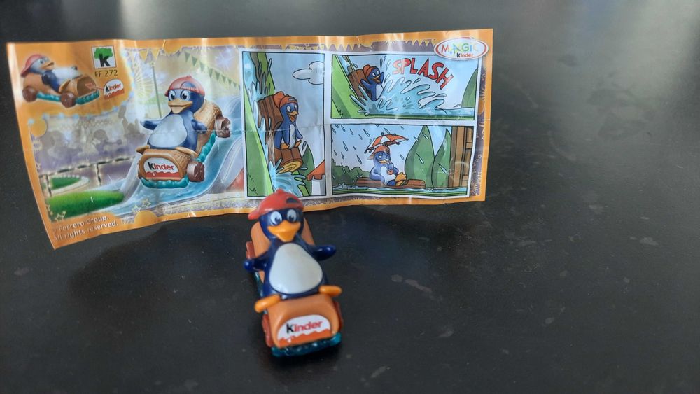 Pingwin - Kinder niespodzianka. Figurki na 40 lecie