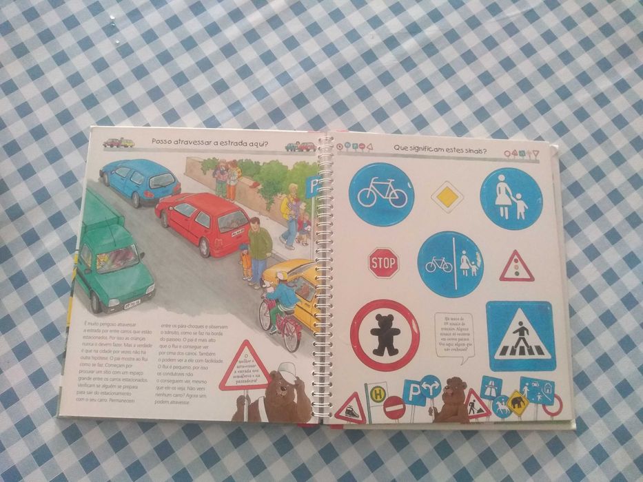 Livro infantil Segurança na Estrada, como NOVO!