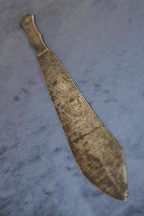 Antiga machete. Bela peça