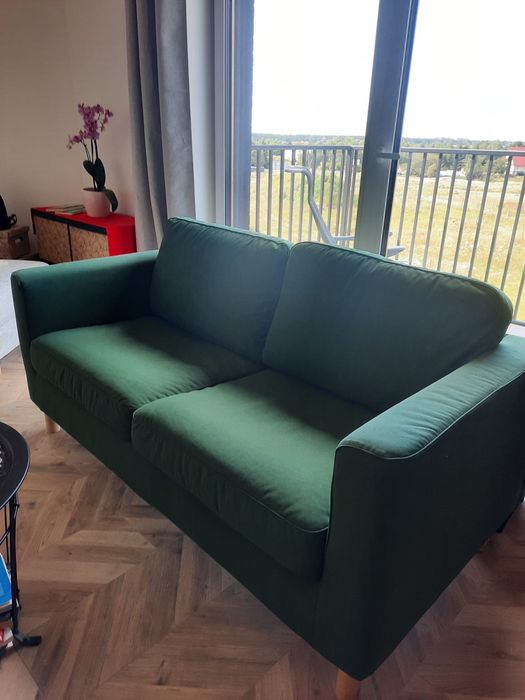 Sofa 2-osobowa Ikea Parup zielona