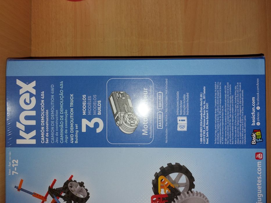 NOVO e SELADO : Camião de Demolição 4x4 - K'nex 3 em 1