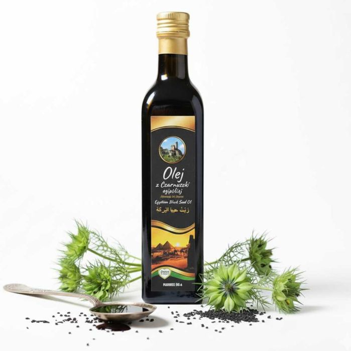 Świeży Olej z Czarnuszki – Tłoczony na Zimno 250ml